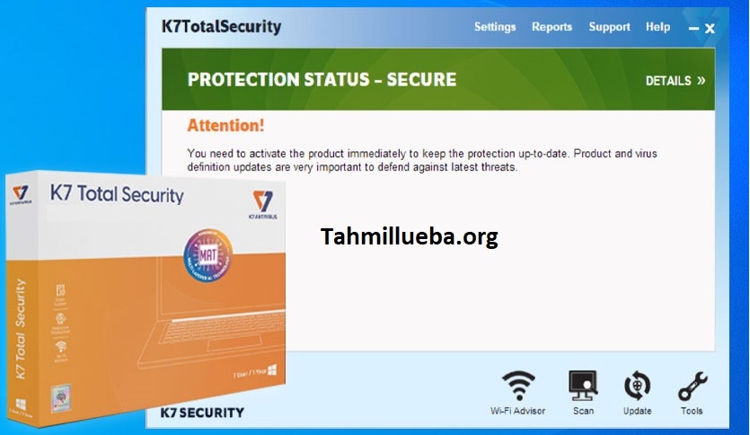 K7 Total Security مفتاح المنتج