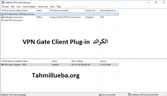 VPN Gate Client Plug-in الكراك